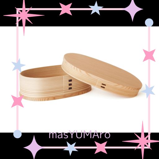 大館工芸社 小判弁当(中)2540 640ML 曲げわっぱ わっぱ 弁当箱 日本製 BENTO BOX