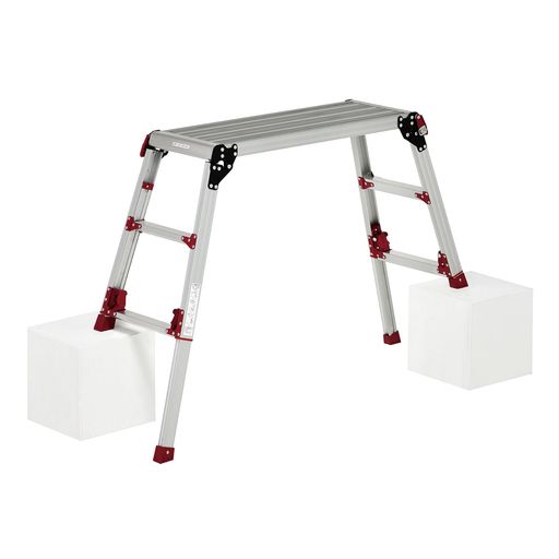ピカ(PICA) 足場台 洗車台 立ち馬 伸縮 折り畳み 四脚アジャスト式 3段 3尺 (0.60-0.91M) BCB-6908
