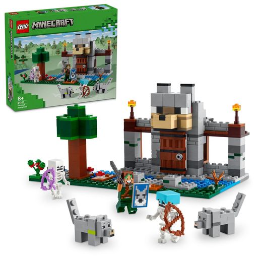 レゴ(LEGO) マインクラフト オオカミの要塞 おもちゃ 玩具 誕生日 プレゼント ブロック 男の子 女の子 子供 8歳 9歳 10歳 小学生 マイクラ MINECRAFT グッズ ゲーム 21261
