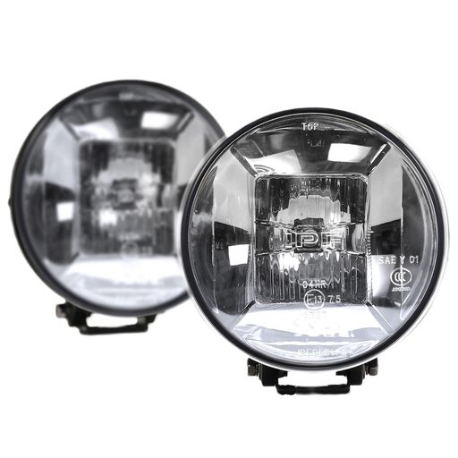 IPF フォグランプ ハロゲン H3 丸形 直径166MM 3200K 純正色 12V用 2個セット ハイブリット配光(ドライビング&amp;スポット) クリアレンズ オフロード S-9682