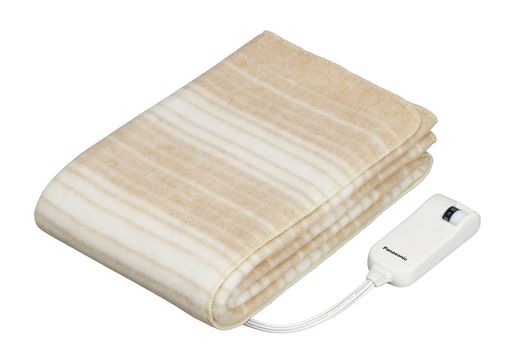 パナソニック 電気しき毛布 シングル 160×85CM 丸洗い可 室温センサー付 ベージュ DB-U31LS-C