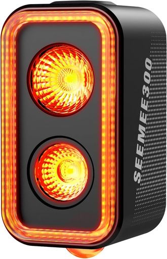 MAGICSHINE SEEMEE 300 自転車 テールライト 300ルーメン 【スマートブレーキセンサー・地面照射ライト搭載】 リアライト IPX6防水 USB-C充電式 最大200時間点灯 260°広角視認性 ロードバイク 通勤 …