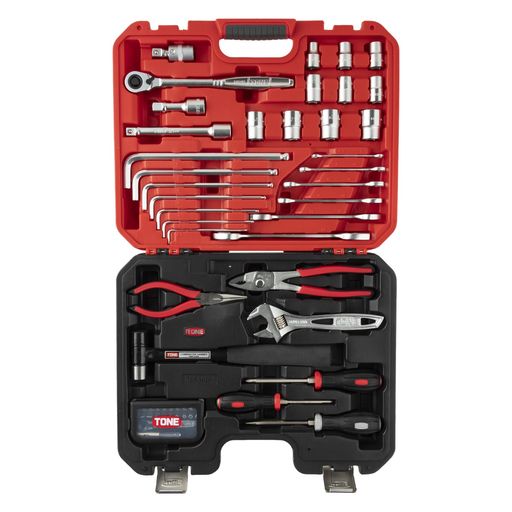トネ(TONE) コンビネーションツールセット K700 差込角12.7MM(1/2”) レッド 内容57点