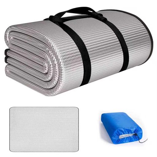 DADAGUAI(ダダグアイ) アルミブランケット 銀マット 両面 極厚 6MM レジャーシート アルミシート ピクニックマット 折り畳み 厚手 キャンプ 防水 断熱 防災 四季適用 車中泊 収納袋付 (150/250/30…