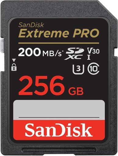 SANDISK (サンディスク) 256GB EXTREME PRO SDXC UHS-I メモリーカード - C10、U3、V30、4K UHD、SDカード - SDSDXXD-256G-GN4IN 12,341円