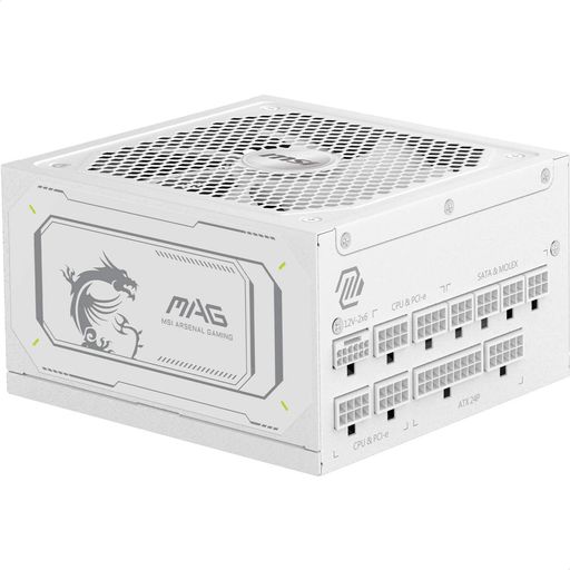 MSI MAG A1000GL PCIE5 WHITE PC電源ユニット 1000W ATX3.1/PCIE 5.1対応 80PLUS GOLD認証 フルモジュラー 7年保証 PS1692