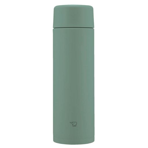 象印マホービン(ZOJIRUSHI) 水筒 シームレスせん 480ML スクリュー ステンレスマグ マットグリーン せんとパッキン一体化 お手入れ簡単 洗う点数2点のみ SM-ZB48-GM