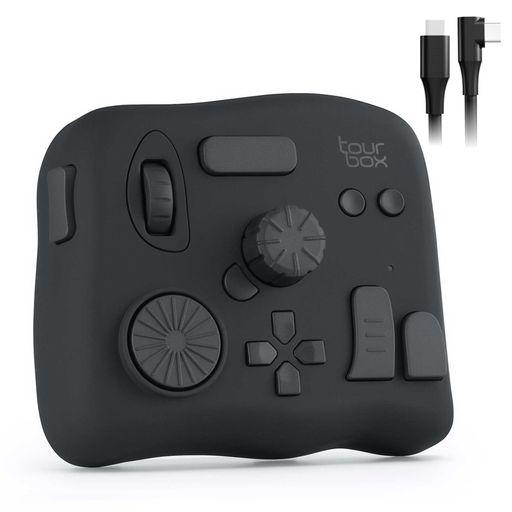 TOURBOX NEO 公式ストア プロ 左手デバイス 片手キーボード イラスト制作 画像 動画編集 絵描き アニメ デザイン 絵師 カスタム マクロ ショートカット ブラインド操作 CLIP STUDIO PAINT ILLUSTRATOR