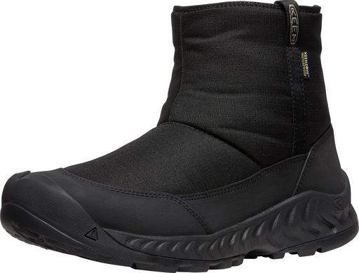 [キーン] ブーツ HOOD NXIS PULL WP フッド ネクシス プル オン ウォータープルーフ メンズ BLACK/BLACK 26.5 CM