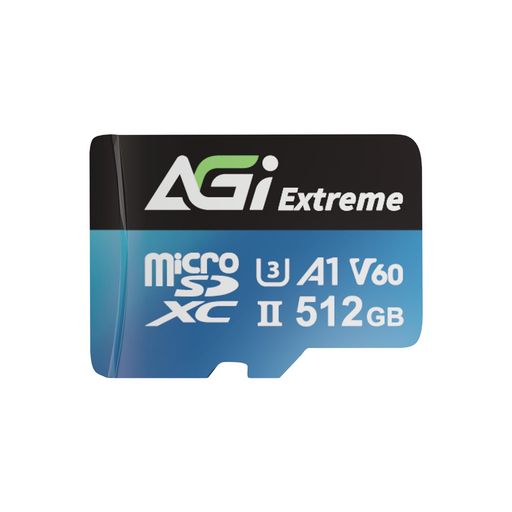 AGI V60 EXTREME MICROSDカード 512GB UHS-II U3 最大転送速度 300MB/S FULL HD 8K UHD MICROSDXC TF238