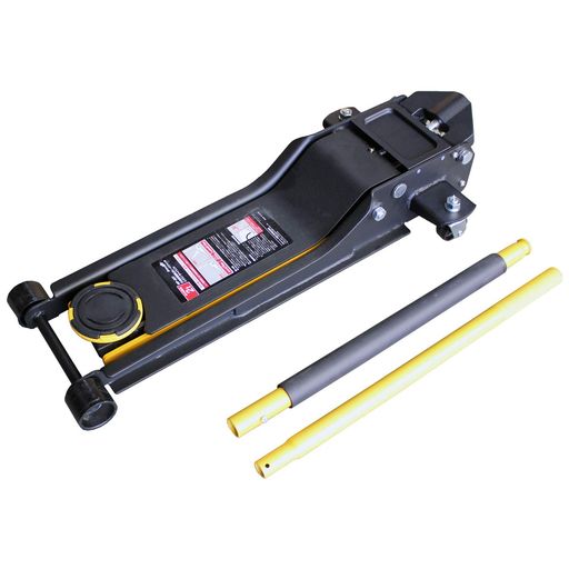 メルテック(MELTEC) 車用 油圧フロアージャッキ 2T超低床ガレージジャッキ エクストラハイリフト MELTECPLUS最高値/最低値 615/75MM ツインピストン ラバー付 MP-20T