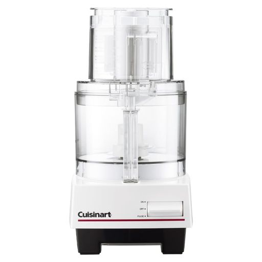 CUISINART (クイジナート) フードプロセッサー L 大容量 3~4人分向け 1台5役(切る・刻む/こねる/薄切り/細切り/おろし) インダクションモーター搭載 パワフル 静音 パン生地 時短調理 ホワイト …