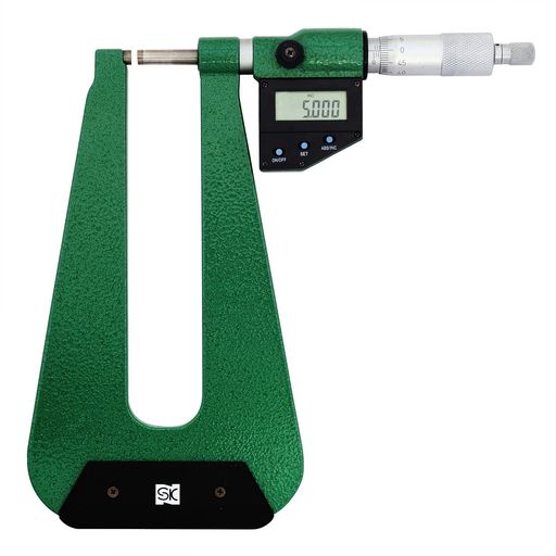 新潟精機 SK デジタル外側マイクロメーター U字形鋼板タイプ 0-25MM MCD233-150U