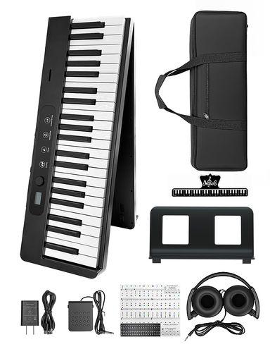 陰電子洋琴 88鍵盤楽器 折りたたみ洋琴 可愛らしい声遣い ダンス楽隊表現スタイル ダブル音の高低 ダブル鍵盤 128声遣い 128音楽的リズム トレモロ ざんきょう 洋琴 BLUETOOTH midi 振り合う本物に人なつかしい鍵盤楽器 ペダル付き添い人 ヘ…