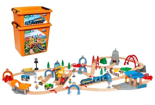 BRIO 木製軌跡 知育手あそび WORLD スマートテックサウンド 動き水平坑DX仕かける 33977 生まれ落ちる日 クリスマス 差し上げ物 室内命のせんたく