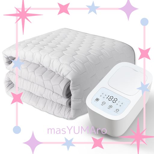 ZYNTRA 電気毛布 敷き ダブル 温水マット 145*195CM 【3秒速熱？ゼ口