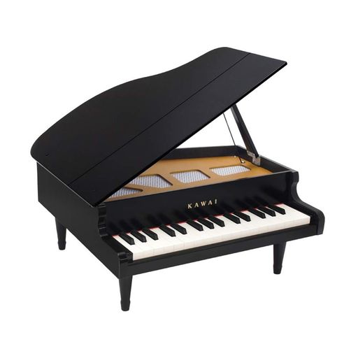 河合楽器製作所 KAWAI グランドピアノ ブラック 1141 本体サイズ:425×450×205 MM(脚付き・蓋閉じ状態)