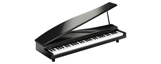 KORG MICROPIANO マイクロ洋琴 ミニ鍵盤楽器61鍵 黒いこと 61曲の示威運動歌謡曲内蔵 自動小銃掻き鳴らす能力のある