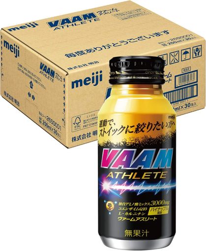 VAAM(ヴァーム) 割り増し金 パイナップル味わい 200ML×30本 アミノ酸 明治