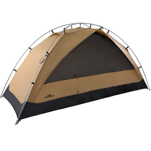 SOOMLOOMハイキングテントRENATTA1P軽量空間広々テント快適キャンピン日除け防風/防雨/UVカット/通気設営簡単1人用キャンプシェルター