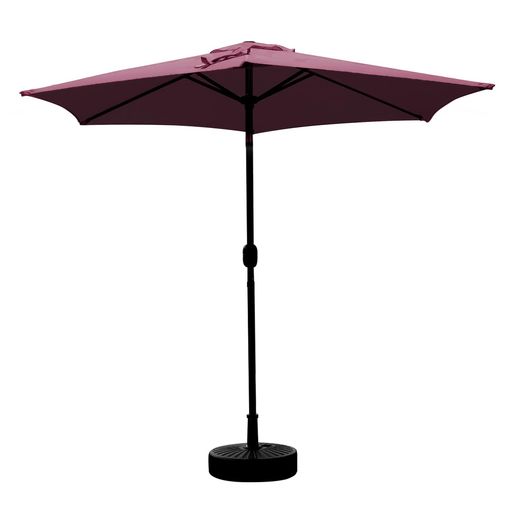 DEWEL パラソル ガーデンパラソル 風に強い UVカット 角度調整可能 日除け 撥水加工 折りたたみ 簡単開閉 ビーチパラソル 鉄製 アウトドア ビーチ キャンプ 庭 テラス ベランダ ガーデニン…