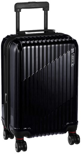 [エース] スーツケース 双輪キャスター キャリーケース クレスタ ブラック Sサイズ(機内持込) 34/39L