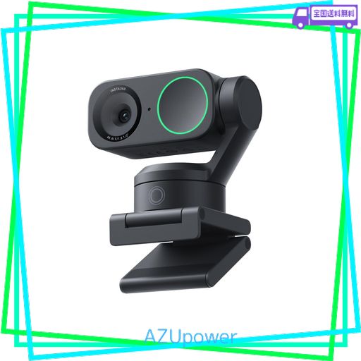 INSTA360 LINK 2 - WINDOWS/MAC 用 PTZ 4K ウェブカメラ、1/2 インチ センサー、AI トラッキング、HDR、AI ノイズキャンセリング
