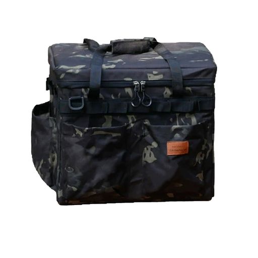 キャンプ ソフトコンテナ 収納ボックス ギアボックス ツールボックス 36L トランク収納 大容量 車載収納 ソロ用 底面防水 仕切り付き 折り畳み式 工具バッグ 軽量 持運び便利