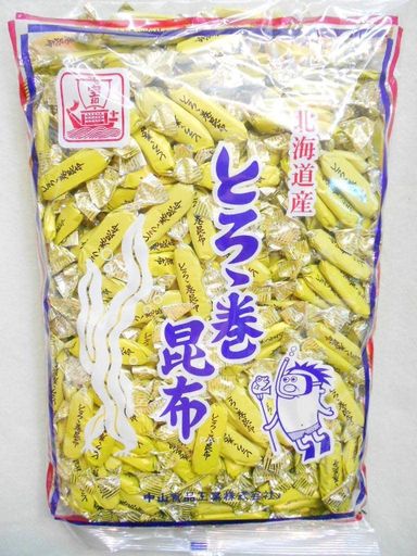 中山食品工業 とろろ巻昆布1KG×2袋