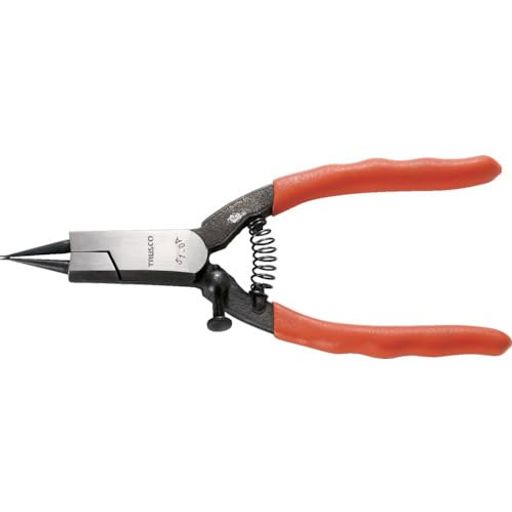 TRUSCO(トラスコ) スナップリングプライヤー 軸用 Φ0.8 直爪51型 51-0A × 5丁 【ケース販売】