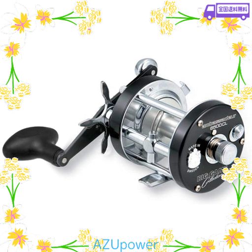 ABUGARCIA (アブガルシア) アンバサダー (AMBASSADEUR) 6500CL ブラック 右巻き カウンターバランスハンドル カゴ釣り丸形リール