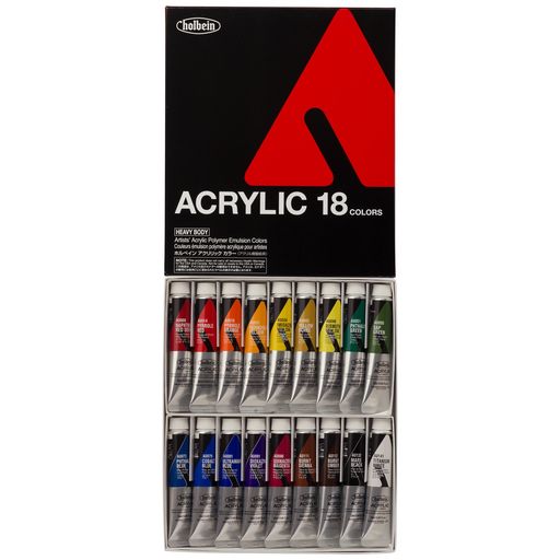 ホルベイン アクリリック カラー[ヘビーボディ]AU993 20ML 18色セット 16993