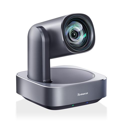 TENVEO PTZカメラWEB会議 4K UHD AI自動追跡とライブストリーミング機能付き12倍光学ズーム広角USB3.0/HDMI出力 POEサポート大人数の会議 教育 病院 教会 ライブ配信対応レッド・ドット・デザイン…