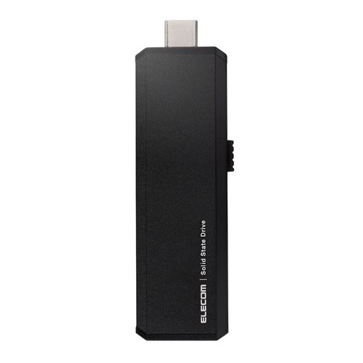 エレコム 外付けSSD 1TB USB3.2(GEN1)対応 PS5/PS4(メーカー動作確認済) スライド式 TYPE-C&TYPE-A両対応 ブラック ESD-EWA1000GBK