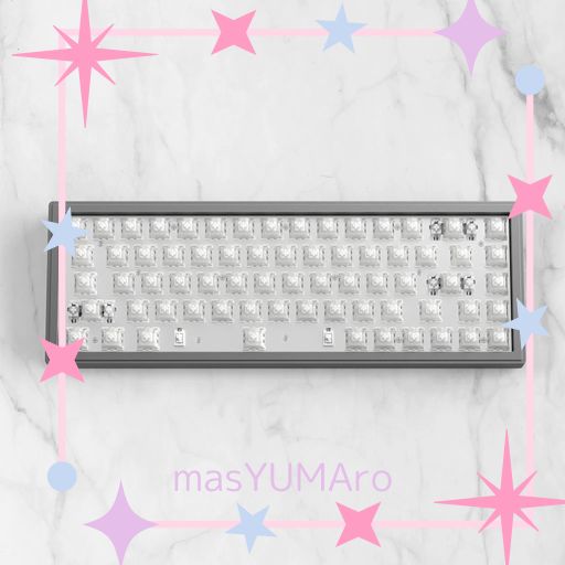 DRUNKDEER G65 ラピッドトリガー メカニカルキーボード 磁気スイッチ アルミニウムケース USB有線 TKL コンパクト 82キー RGB キーキャップなし、スペースグレー