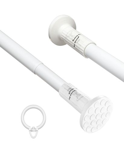 UMIMILEユミマイル 突っ張り棒 強力 4M 3M つっぱり棒 伸縮棒 強負荷 ものほし竿 ドリル不要 物干し竿 洗濯物干し 布団干し 室内 屋外 調節簡単 耐荷重30-10KG 直径32MM (130-370CM) 白