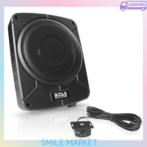 BOSS AUDIO SYSTEMS BAB10 増幅カーサブウーファー - 最大電力1200ワット、ロープロファイル、10インチサブウーファー、リモートサブウーファーコントロール、低音が必要なのにスペースが限ら…