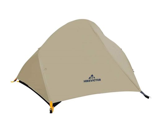 HIKEVICTOR 1人用 ソロテント 軽量 コンパクト 前室付き キャンプ 自立式 耐水圧4000MM 2重層 登山 テント サイクリング ツーリング 自転車旅行 超軽量 キャンピング 3シーズン (カーキ色)