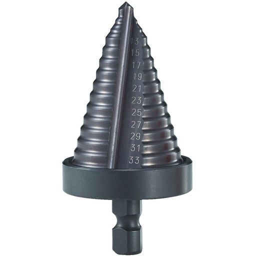 TRUSCO(トラスコ) ステップドリル 2枚刃黒染め表面処理 5~35MM 段数13 NMS-35