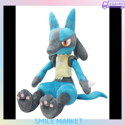 三英貿易(SANEI BOEKI) ポケットモンスター ALL STAR COLLECTION ルカリオ (M) W18×D23×H40CM ぬいぐるみ ポケモン PP52