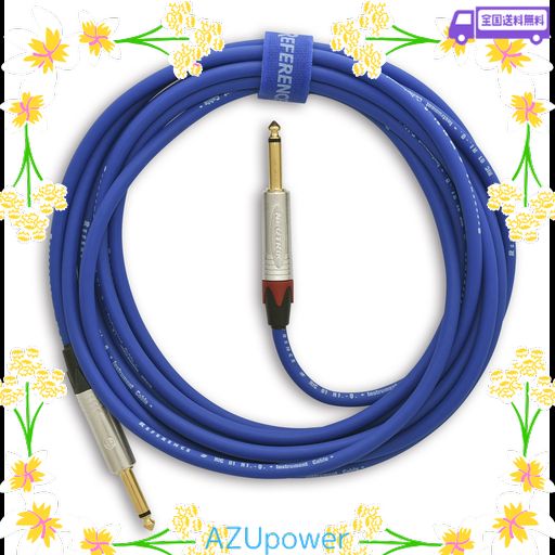 REFERENCE CABLES RIC 01 ライブ用 青 ストレート-ストレート 3M
