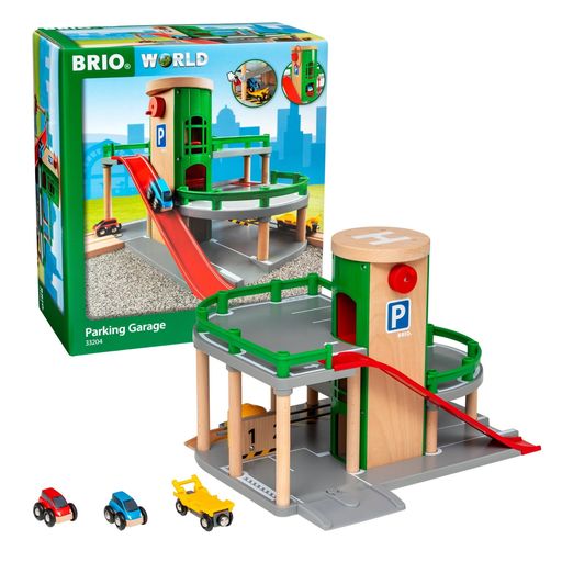 BRIO 木製レール 知育玩具 パーキングガレージ 対象年齢 3歳~ 33204 誕生日 クリスマス プレゼント 室内遊び 男の子 女の子 脳トレ
