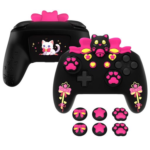 PLAYVITAL SWEETHEART KITTYシリコンカバー SWITCH PROコントローラー