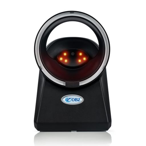 OBZ バーコードリーダー 1次元 2次元 QRコードリーダー スキャナー 自動センサースキャン無指向性 WINDOWS、ANDROID、LINUX、 IOSと互換性 ハンズフリー 日本語取扱説明書付き USB POS バーコードス…