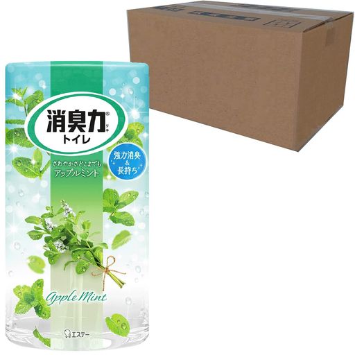 消臭力 [オフィス ビジネスに ケース販売] トイレ用 置き型 アップルミント 400ML×18個 トイレの消臭力 トイレ 置くだけ 消臭剤 消臭 芳香剤