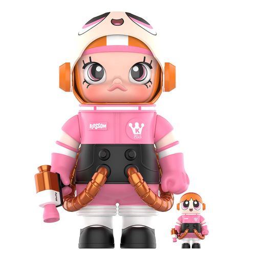 POP MART MEGA コレクション 400%+100% SPACE MOLLY THE POWERPUFF GIRLS-BLOSSOM