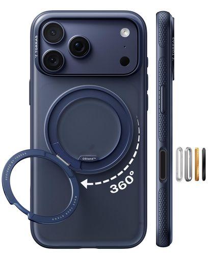 TORRAS IPHONE 17 PRO 用ケース 【カチカチ・多機能360度回転スタンド】リング OSTAND O3 FITNESS MAGSAFE対応 米軍MIL規格耐衝撃 スタンド 指紋防止 黄変防止 カメラコントロールボタン付き ストラップ…