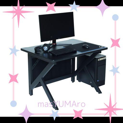 CONTIEAKS ゲーミングデスク 幅100CM ブラック 黒 レギオン V2 一年保証 オフィスデスク パソコンデスク コンティークス 412950
