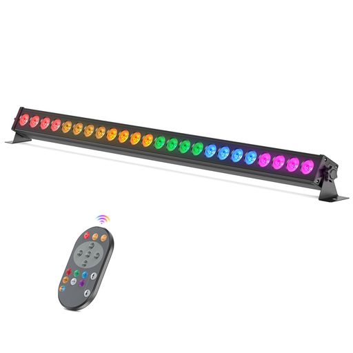 U`KING 72W 24LEDS 舞台照明 ステージライト ウォッシュライト RGB DJ