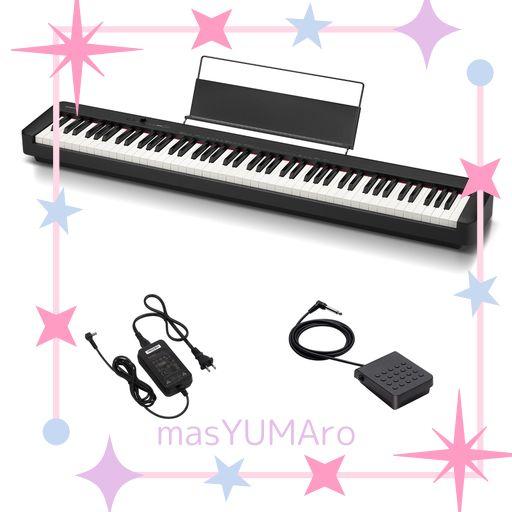 【AMAZON押さえる】カシオ(CASIO) 陰電子洋琴 CDP-S105BK 金鎚動き88鍵盤楽器 軽さ&パウダーコンパクトで持っていくに助けになる 嘱するアダプターはもちろん単3乾電池6本でも当てはめる可